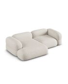 Canapé D'Angle Gauche Modulaire Lony 3 Places Beige - 250x147x68 cm