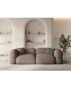 Canapé Modulaire Lony 4 Places Cappuccino - 250x100x68 cm