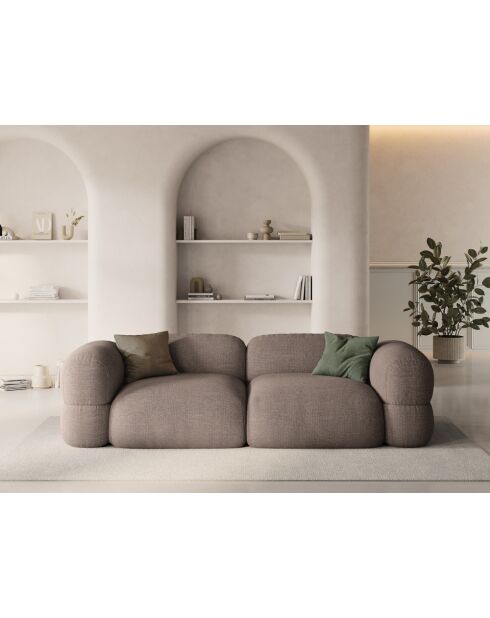 Canapé Modulaire Lony 4 Places Cappuccino - 250x100x68 cm