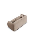 Divano modulare Talia a 2 posti in velluto beige scuro - 180x90x70 cm