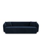 Jane Velvet Sofa 3-Sitzer Königsblau - 220x93x74 cm