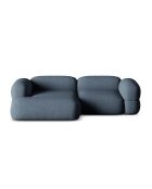 Lony 3-zits modulaire hoekbank rechts donkerblauw - 250x147x68 cm