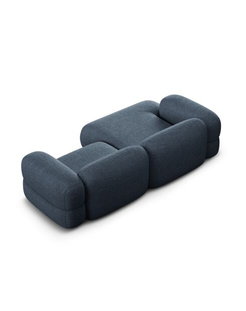 Lony 3-zits modulaire hoekbank rechts donkerblauw - 250x147x68 cm