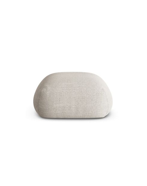 Pouf Lony 1 Place Beige - 95x95x40 cm