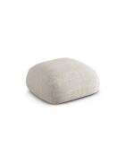 Pouf lungo a 1 posto beige - 95x95x40 cm