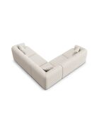 Canapé d'angle symétrique modulable Talia 6 Places Beige Clair - 255x255x70 cm