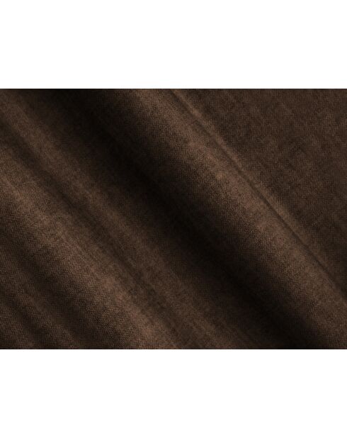 Lony Modular fluwelen hoekbank met linkerhoek, 3-zitsbank, chocolade, 250x147x68 cm