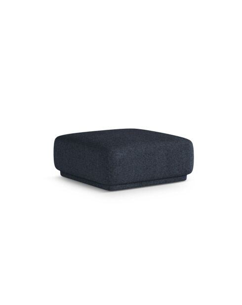 Pouf Jane 1 Place Bleu Marine - 90x90x42 cm