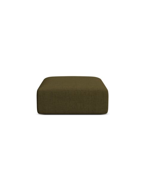 Pouf Talia 1 Place Vert - 90x90x40 cm