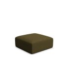 Puf verde Talia de 1 plaza, 90 x 90 x 40 cm