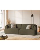 Canapé Modulaire Talia 4 Places Vert - 255x90x70 cm