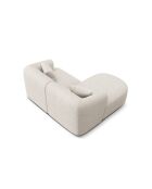 Canapé D'Angle Gauche Modulaire Talia 3 Places Beige Clair - 180x156x70 cm