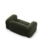 Lony 2-zitsbank van groen fluweel - 180x100x68 cm