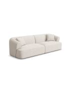 Canapé Modulaire Talia 4 Places Beige Clair - 255x90x70 cm
