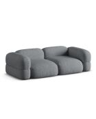 Canapé Modulaire Lony 4 Places Gris - 250x100x68 cm