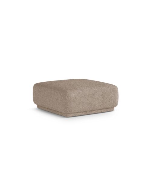 Pouf Jane 1 Place Cappuccino - 90x90x42 cm