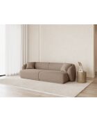 Canapé Jane 4 Places Cappuccino - 246x93x74 cm