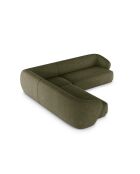 Canapé D'angle Jane 5 Places Vert - 256x256x74 cm