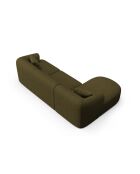 Talia 4-zits groene modulaire hoekbank rechts - 256x156x70 cm