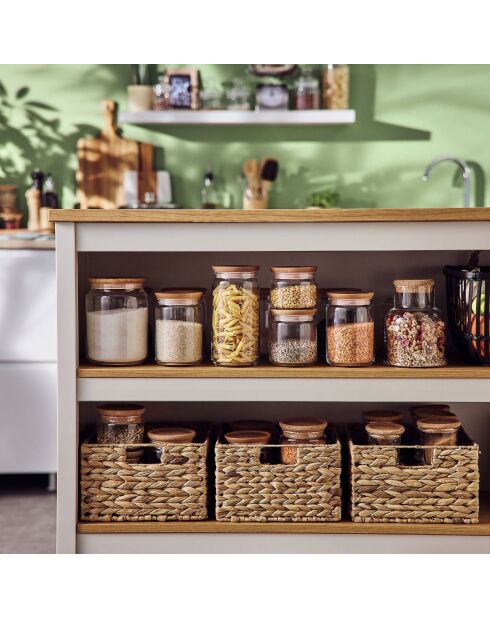 Set mit 2 Aufbewahrungsgläsern — 1 l