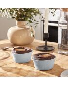 molde de ópalo culinario gris de 11 cm