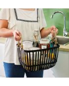 Set mit 2 Aufbewahrungsgläsern mit Glasdeckel - 2x1L