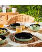 Vicky grüner tiefer Teller - D.21 cm