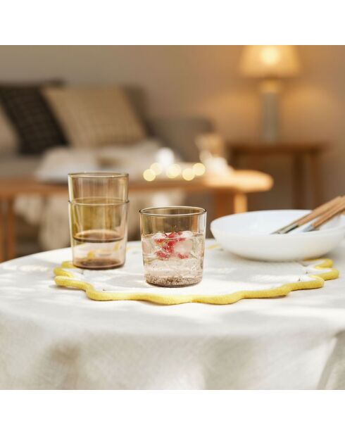 6 waterglazen - 36 cl