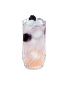 6 vasos de agua ultra transparentes con diseño vintage - 28 cl