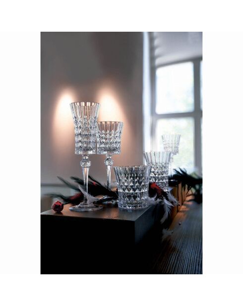 6 champagneglazen van 15 cl