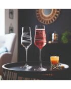 8 copas de champán - 21 cl