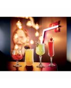 6 ultratransparante steelglazen met een vintage design - 25cl