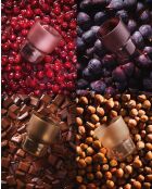 12 vasos de agua de vidrio tintado multicolor - 27 cl