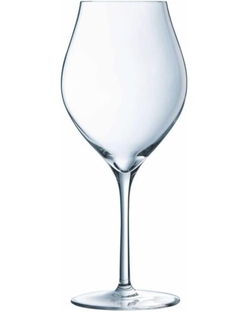 6 glazen met Exaltation steel - 38 cl