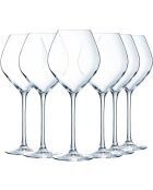 6 glazen met Exaltation steel - 47 cl