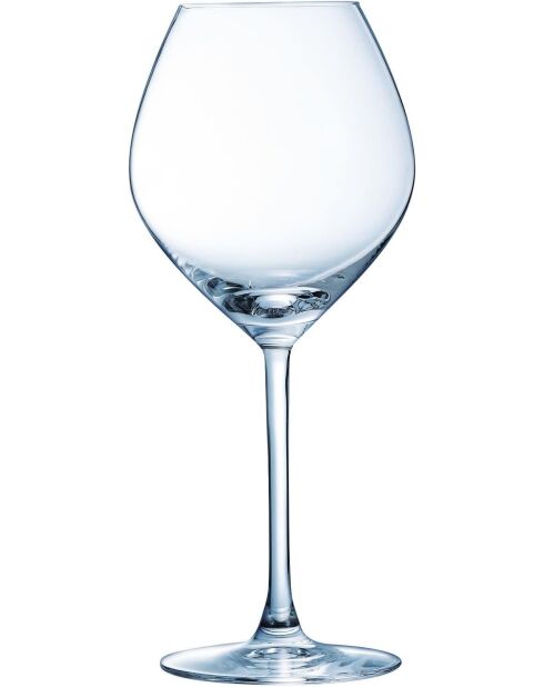 6 glazen met Exaltation steel - 47 cl