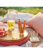 6 waterglazen van 36 cl