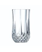 Juego de copas y vasos de agua Longchamp transparentes, 18 piezas