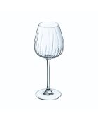 4 durchsichtige Stielgläser von Serena Lines, 35 cl