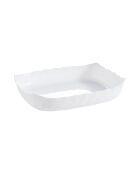 Witte ovenschaal - 29x23 cm