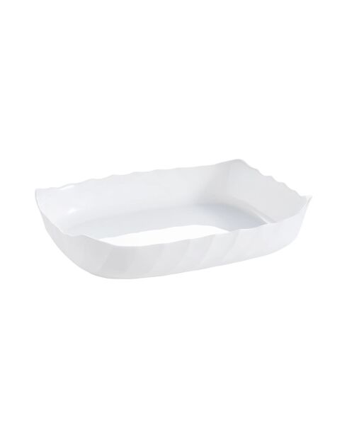 Witte ovenschaal - 29x23 cm