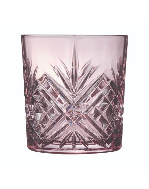 4 paarse waterglazen uit Salzburg - 30 cl