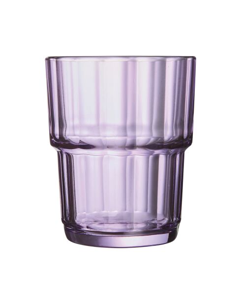 12 veelkleurige Sweetie Pie getinte glazen waterglazen - 25 cl