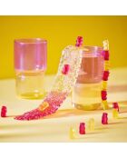 Candy Mix gelb/rosa Wasserglas - 32 cl