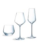 Set Ultimate de vidrio transparente, 18 piezas