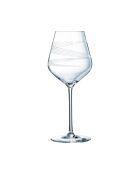 4 durchsichtige Stielgläser von Serena Lines, 47 cl