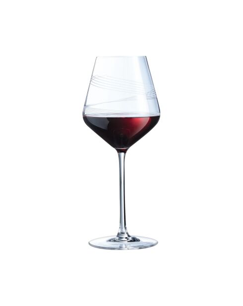 4 Serena Lines transparant glaswerk - 47 cl