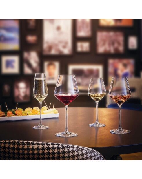 Set van 18 transparante glazen en bekers van Distinction