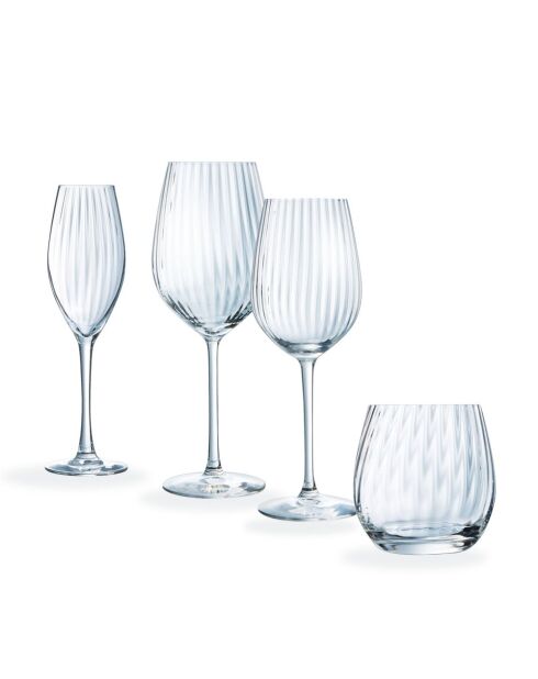 Set glaswerk en waterglazen - 16 stuks