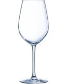 4 durchsichtige Stielgläser von Serena Lines, 55 cl